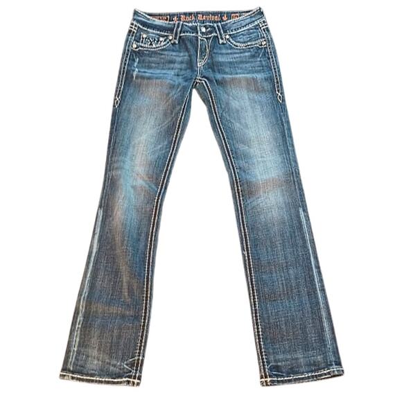 Rock Revival Denisa Straight Y2K Jeans - Size 29 - Picture 13 of 14